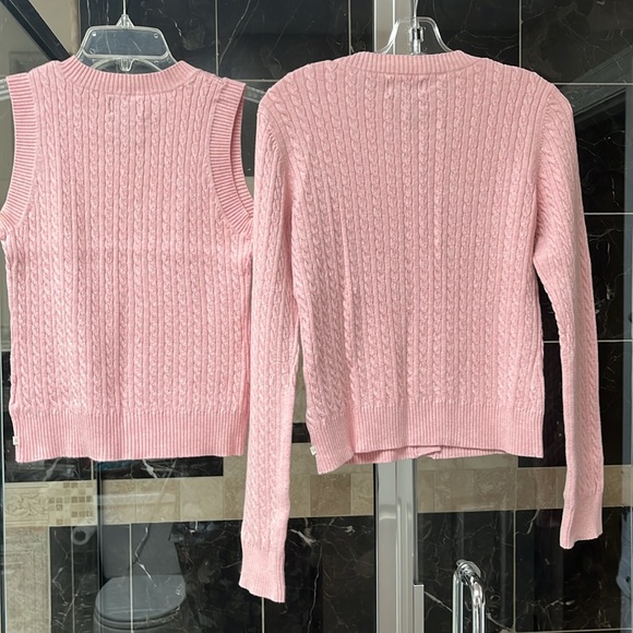 Nautical Jeans Company pink shell/cardigan, size M, excellent condition. - Picture 4 of 6